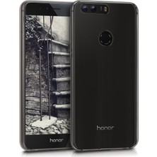 Microsonic Huawei Honor 8 Kılıf Transparent Soft Beyaz