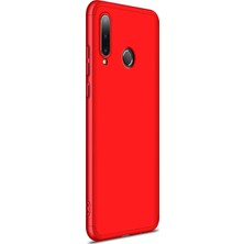 Microsonic Huawei P30 Lite Kılıf Double Dip 360 Protective Kırmızı