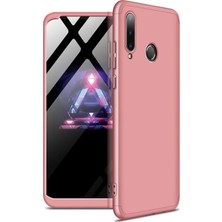 Microsonic Huawei P30 Lite Kılıf Double Dip 360 Protective Rose Gold