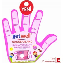 Getwell Nausea Kusma ve  Bileklik Band (Çocuk) Pembe