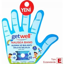 Getwell Nausea Kusma ve  Bileklik Band (Çocuk) Mavi