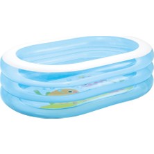 İntex Şeffaf Oval Havuz 163x107x46 cm