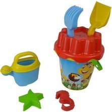 BestToys Resimli Büyük Boy Aksesuarlı Ful Kum Kovası