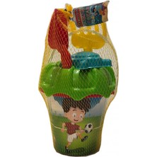 BestToys Resimli Küçük Boy Aksesuarlı Boş Kum Kovası