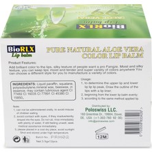 Biorlx 99 Aloe Vera Lip Balm Kırmızı Dudak Dolgunlaştırıcı