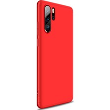 Microsonic Huawei P30 Pro Kılıf Double Dip 360 Protective Kırmızı