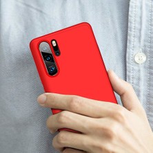 Microsonic Huawei P30 Pro Kılıf Double Dip 360 Protective Kırmızı