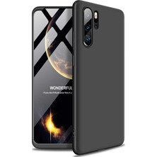 Microsonic Huawei P30 Pro Kılıf Double Dip 360 Protective Siyah