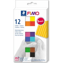 Staedtler Fimo Basic Modelleme Kili Seti 12 Renk