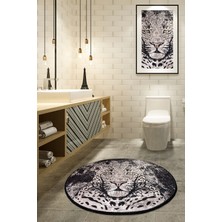 Chilai Home Tiger Djt Çap 140 Cm Banyo Halısı, Paspas