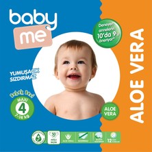 Baby Me Aloe Vera Maxi 4 Numara Bebek Bezi 7 - 14 Kg 50 Adet