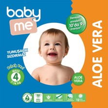 Baby Me Aloe Vera Maxi 4 Numara Bebek Bezi 7 - 14 Kg 100 Adet