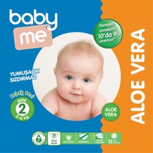 Baby Me Aloe Vera Mini 2 Numara Bebek Bezi 3 - 6 Kg 50 Adet