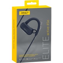 Jabra Elite Active 45E IP67 Kablosuz Bluetooth Spor Kulaklığı Navy Mavi