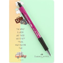 Faber-Castell Grip 1347 Orkide 0.7 mm Versatil + A6 Defter