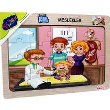 Playwood  Ahşap Eğitici Puzzle / Meslekler