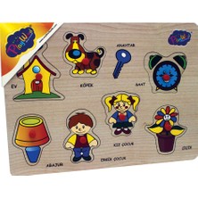 Playwood  Ahşap Tutmalı Karışık Nesneler