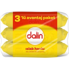 Dalin Islak Havlu 3' lü 8'Li Set