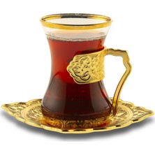 Oryant Beyzade 6'lı Çay Seti Kutulu