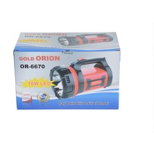 Gold Orion 10 W LED El Feneri Sarjlı OR-6670  Uzun Ömürlü