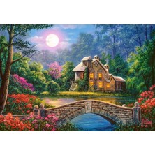 Castorland 1000 Parça Puzzle Cottage İn The Moon Garden