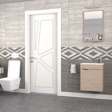 Biani Fix Arya 50 cm Banyo Dolabı Renk Aybe Bej