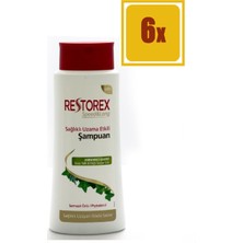 Restorex İnce Telli ve Yağlı Saçlar Şampuan 500 ml 6'lı Set