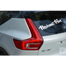 New Jargon Kişiye Özel Seçenek Altarnatifli İsim Sticker Etiket Çıkartma - 25 cm