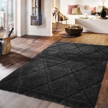 Payidar Halı Yummy Shaggy 2001A 80x300 cm Koyu Gri Shaggy Halı