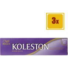 Wella Wella Koleston Tüp Boya 7-77 Işıltılı Kahve 3'lü Set Saç Boyası