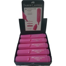 Faber-Castell (1546) Fosforlu Kalem Pastel Gul 10 Lu