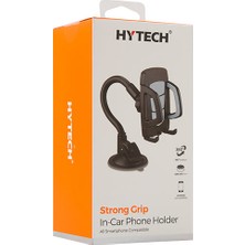 Hytech HY-XH20 Vantuz + Braketi 360 Derece Siyah/Gri Telefon Tutucu