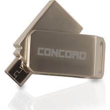 Concord 32GB Metal Dual Çift Taraflı Micro Otg Mobil Flash Bellek