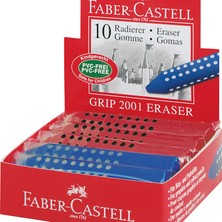 Faber Silgi Grip 2001 Üçgen Kırmızı-Mavi 187101