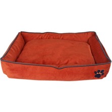 Nohov Tay Tüyü Köpek Yatağı S 15 x 40 x 60 cm Kiremit