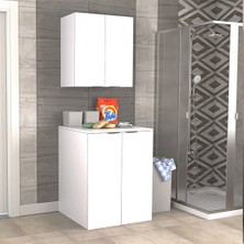 Bi̇ani̇ Fi̇x Arya Çamaşir Maki̇nesi Dolabi Mat Beyaz