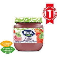 Hero Baby Çilekli Yoğurtlu Kavanoz Maması 120 gr