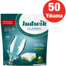 Ludwik Classic Bulaşık Makine Tableti 50 Yıkama Li̇monlu