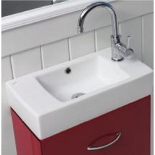 Turkuaz City 25X50 Cm Sağdan Delikli Lavabo