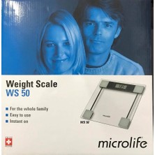 Microlife Ws 50 Dijital Cam Baskül, Banyo Tartısı