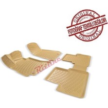 Rizline Seat İbiza 2002-2008 3D Havuzlu Bej Paspas