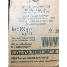 Mehmet Aydın Zeytinyağlı Defne Sabunu 950 gr kraft