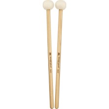 Meinl SB400 Super Soft Drum Set Mallet Stick & Brush (5A Hickory Handle)