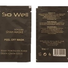 So Well Soyulan Siyah Maske 10 ml