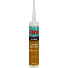 Akfix AS606 Silikonize Mastik - 7 Farklı Renk