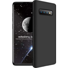 Microsonic Samsung Galaxy S10 Kılıf Double Dip 360 Protective Siyah