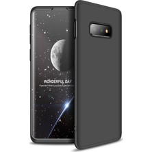 Microsonic Samsung Galaxy S10E Kılıf Double Dip 360 Protective Siyah