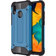 Microsonic Samsung Galaxy A30 Kılıf Rugged Armor Mavi