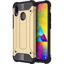 Microsonic Samsung Galaxy M20 Kılıf Rugged Armor Gold