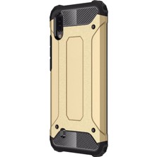 Microsonic Samsung Galaxy M10 Kılıf Rugged Armor Gold